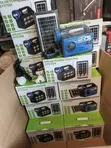 Solar Rechargeable Light/Radio/Power Bank with 3 Bulbs - 2