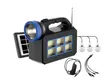 Solar Rechargeable Light/Radio/Power Bank with 3 Bulbs - 4