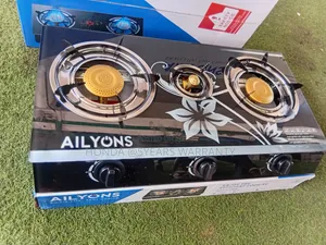 Premium Ailyons 3-Burner Gas Cooker
