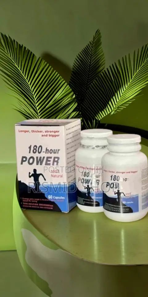 180-Hour Premium Manhood Capsules - Men's Stamina & Power - 1
