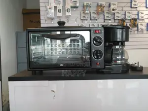Rafiiq 3-in-1 Breakfast Station - Oven, Coffee Maker, Grill