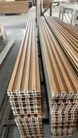 WPC Fluted Wall Panels - 2.9m Waterproof Cladding - 2