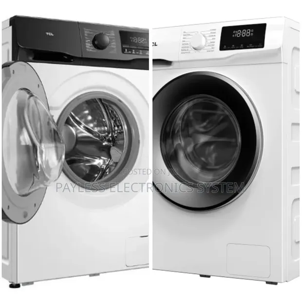 TCL 7KG Front-Load Inverter Washing Machine (P607FL) - White - 1