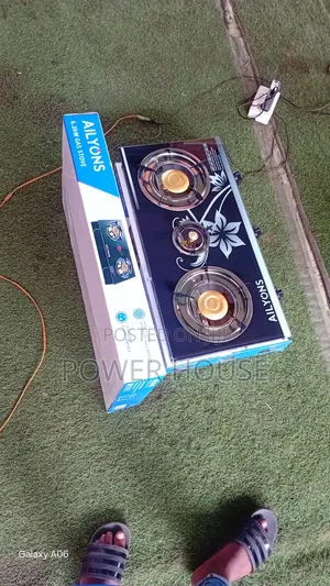 Ailyons 3-in-1 Glass Top Gas Cooker
