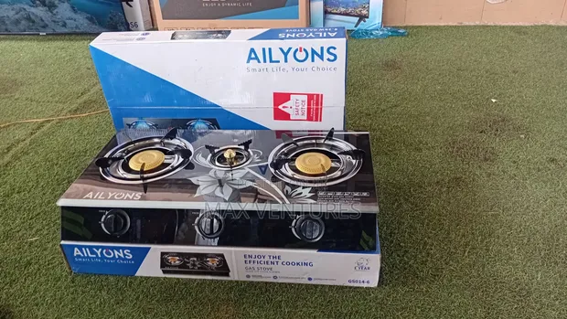 Ailyons FAS 7.5kW Gas Cooker - 3 Burners - 1