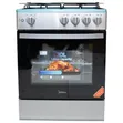 Midea 4-Burner 60x60cm Gas Cooker with Grill - 1