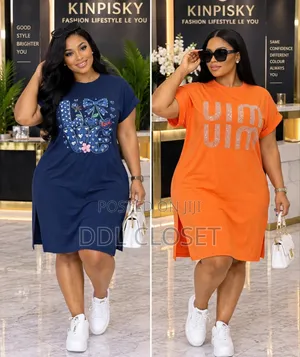 Casual Polo Dress - Multi-Color, Ankle-Length