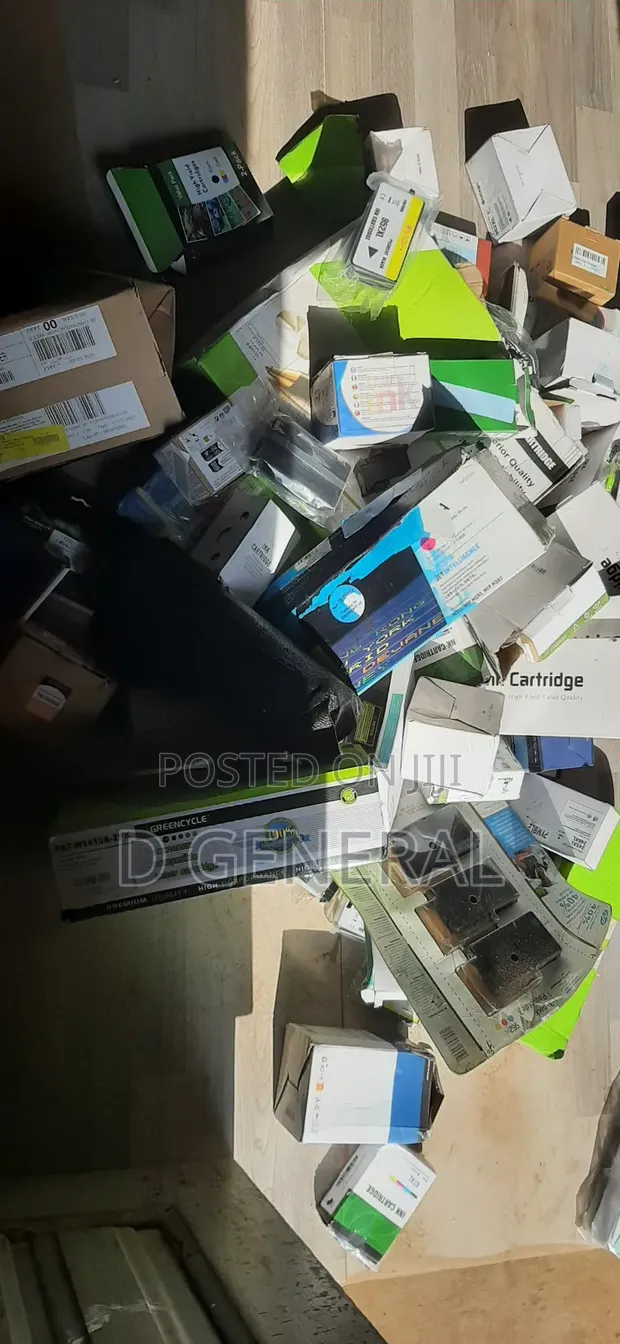 Mixed Printer & Toner Cartridges - Foreign Type - 1