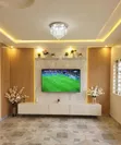 Wood-Mode TV Wall Unit with LED Lighting - 2