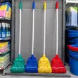 Industrial Cotton Mop Stick - Heavy-Duty Kentucky Floor Mop - 1