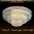 Luxury Crystal Chandelier with LED Light Kit - D31.5 x H17.7 Inches - 3