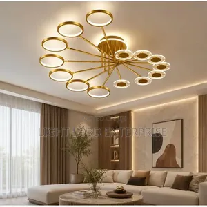 Handfan Chandelier LED Light