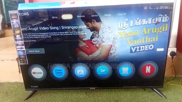 Ailyons 50" Smart LED TV - Brand New - 1