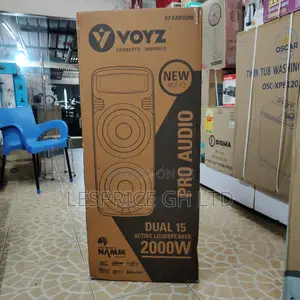 Voyz 2000W Portable Bluetooth Speaker with Tripod & Mic
