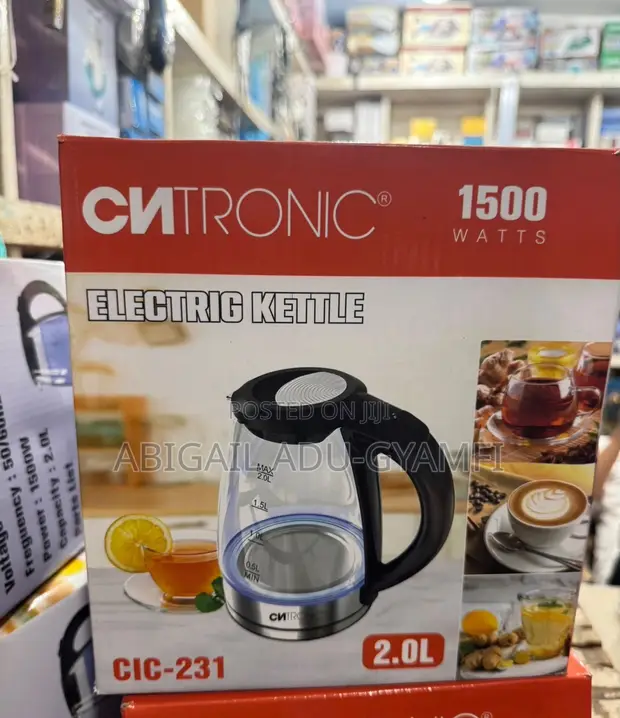 Cntronic 2.0L Glass Kettle - 1