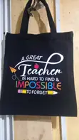 Tote Bags - Cream and Black - 2