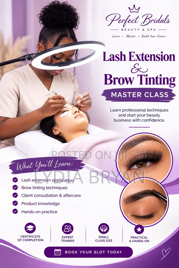 Eyelash Extension & Brow Tinting Course - 1
