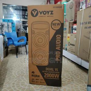 Voyz 2000W Bluetooth Portable Speaker with Mic & Stand