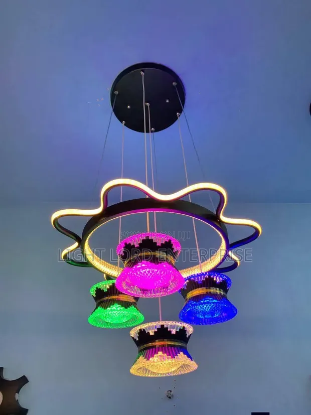 Dise Head Multi-Color Pendant Light - 1