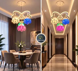 Butterfly Shed Multi-Color Pendant Light