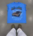 NASCAR Armless Tee - Blue, Size L-XXL - 2