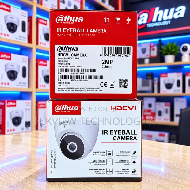 Dahua DH-HAC-T2A21P 2MP IR HDCVI Bullet Camera - 1