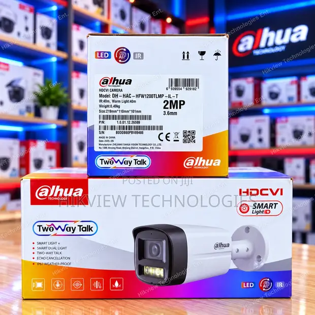 Dahua HAC-HFW1200TLM-IL-T2MP Smart Dual Light HDCVI Camera - 1