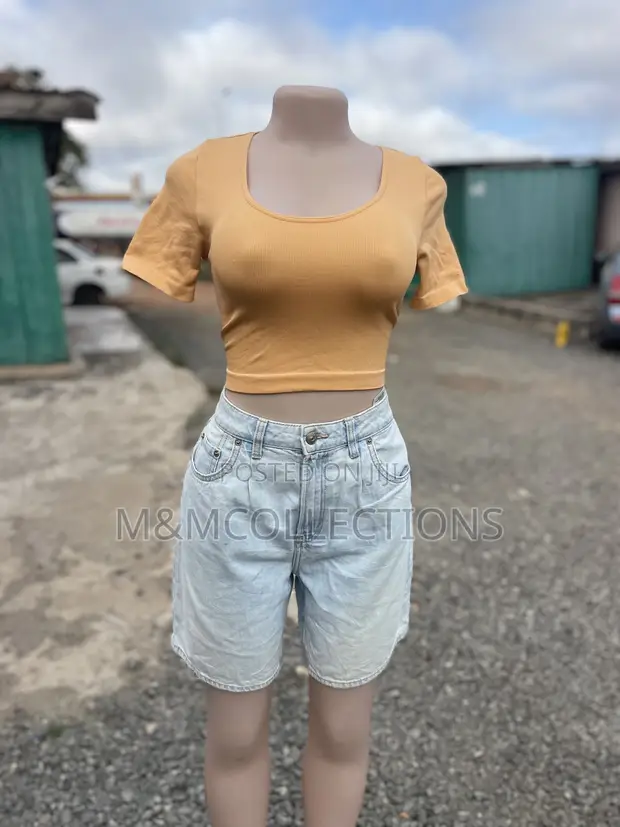 Women's Zara Crop Top - Orange - 1