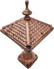 Sandy Color Pillar Gate Light - 2