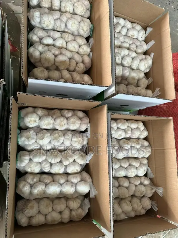 Fresh Garlic - 10kg Carton - 1