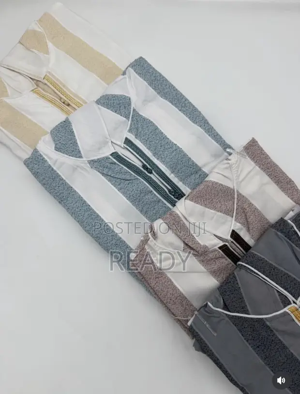 Cotton Jalabiya with Cap - 1