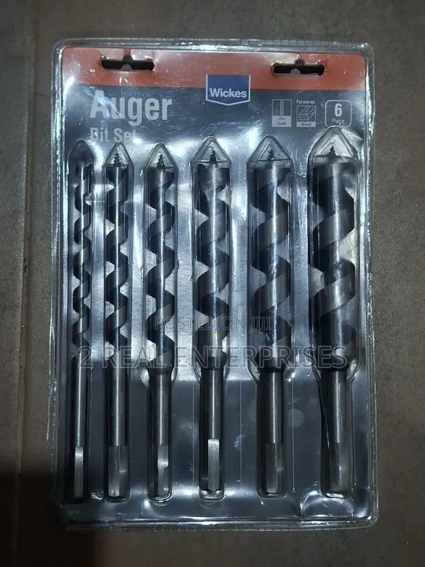 Wickes 6-Piece Wood Auger Bit Set - 1