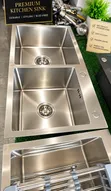Premium 304 Stainless Steel Double-Bowl Kitchen Sink - 1