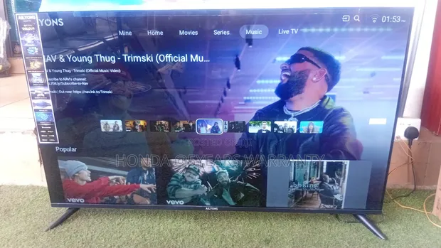 Ailyons 50" Smart TV - Premium Big Screen Entertainment - 1