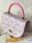 Mini Top Handle Shoulder Bag - 3 Colors Available - 1