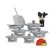 21 Piece J10 Nonstick Cookware Set - 1