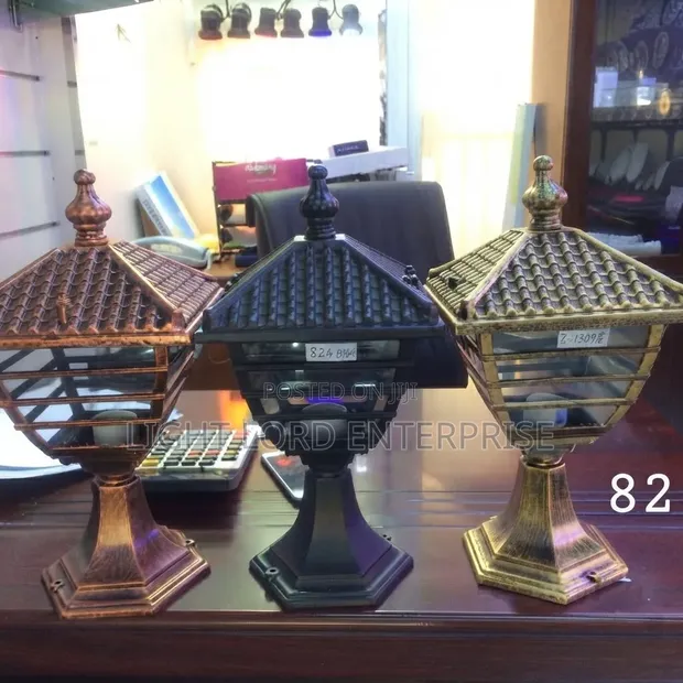 Bronze/Black/Rose Gold Pilar Gate Light - 1