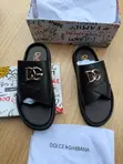 Dolce & Gabbana Men's Black Slide Sandals - 2