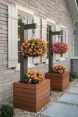 Wooden Planter Boxes / Flower Pots - 1
