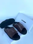Jil Sander Double Strap Velcro Slide Sandals - 3