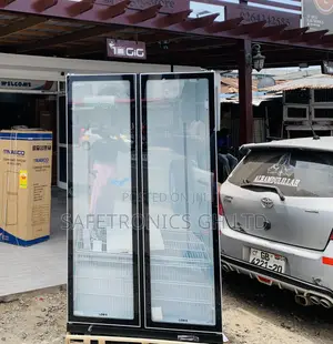Pearl 690L Double Door Glass Display Fridge