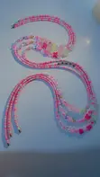 Crystal Waist Beads with Glow-in-the-Dark Butterflies & Alphabets - 3