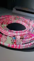 Crystal Waist Beads with Glow-in-the-Dark Butterflies & Alphabets - 4