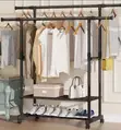 Garment Rack and Shoe Storage - 2