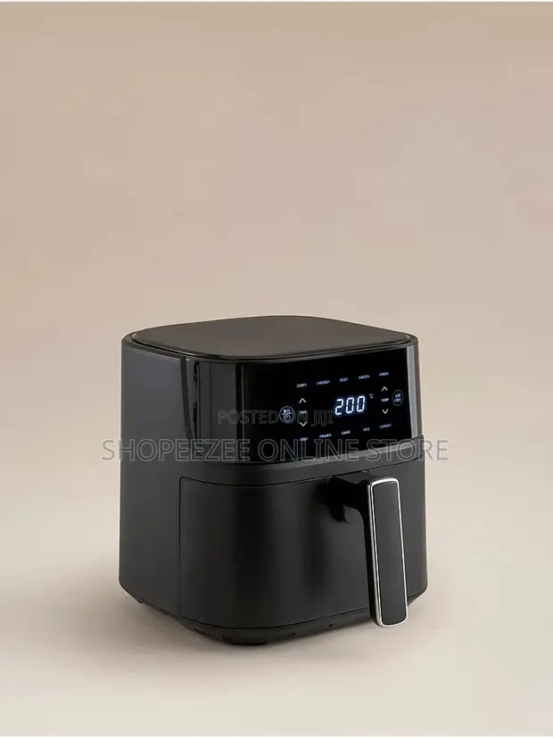 Black 6L Digital Air Fryer - 1