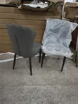 Royal Comfort Mid-Century Modern Upholstered Dining Chairs - 2