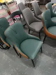 Royal Comfort Mid-Century Modern Upholstered Dining Chairs - 3