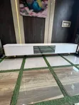 8ft Wood-Mode TV Stand - 1