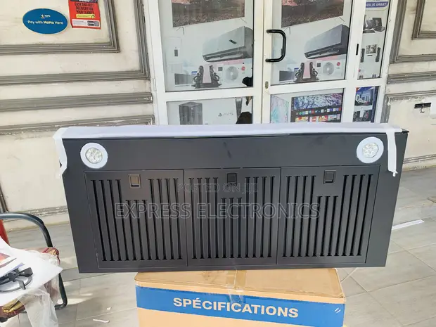 Brand New Kenwood 60cm Black Range Hood - 1