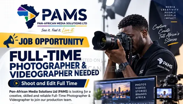 Photographer & Videographer - Pan-African Media Solutions Ltd - 1